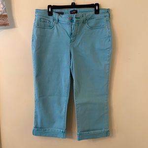 NYDJ Marilyn straight crop Capri jean, size 12 EUC